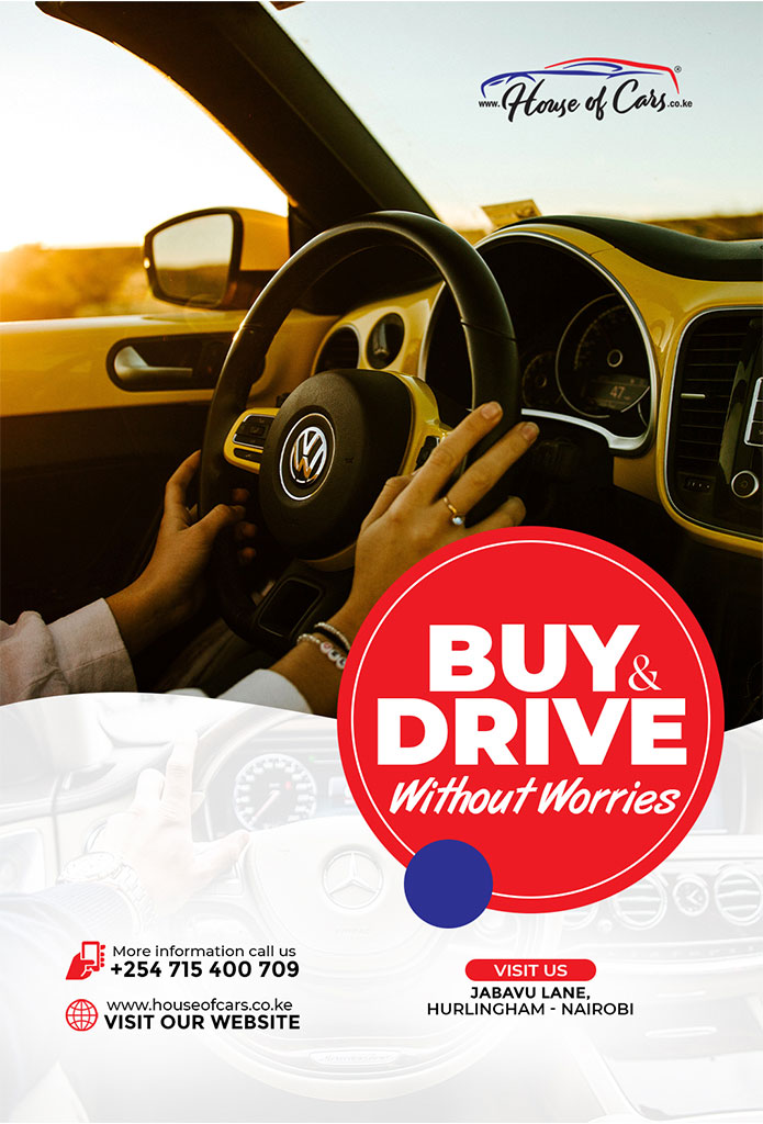 Buy and drive without worries Poster House of Cars Kenya